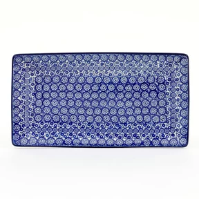 Tacka ceramiczna C26 30/16,5cm<br> 2615X Kobaltowa koronka